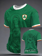 Men's Ireland Rubgy Lover Printed T-shirt