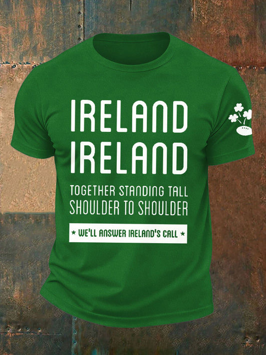 Men's Ireland Rubgy Lover Printed T-shirt