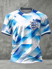Men's UK Football Lover England Printed short sleeve t-shirt