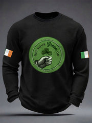 Men's Ireland Rugby Lover Printed Waffle Tops