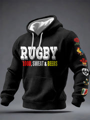 Men's 6 Nations Rugby Lover Printed Hoodie