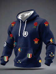 Men's 6 Nations Rugby Lover Printed Hoodie