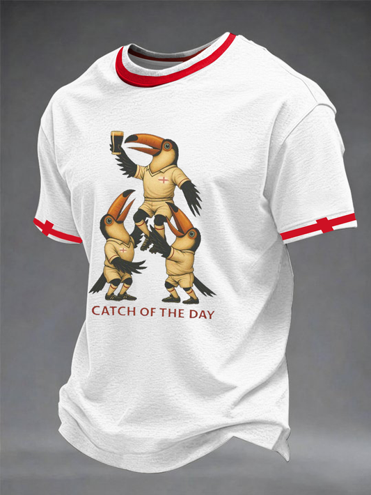 Men's England Rugby Lover Printed short sleeves t-shirt