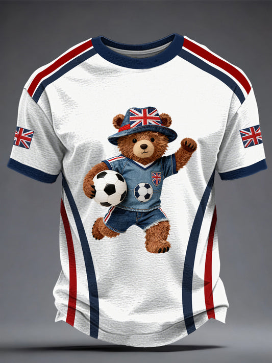 Men's British football Printed T-shirt