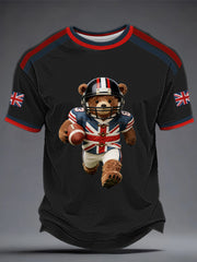 Men's British Rugby Printed T-shirt
