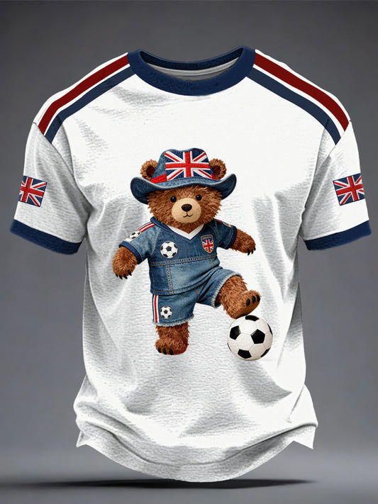 Men's British football Printed T-shirt