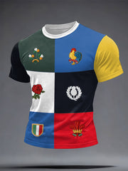Men's 6 Nations Rugby Lover Printed T-shirt