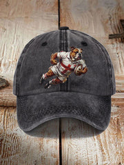 Unisex England Rugby British Bulldog Graphic Print Hat