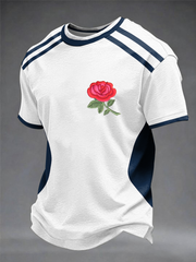 Men's England Rugby Lover Printed short sleeves t-shirt
