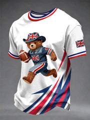 Men's British Rugby Printed T-shirt