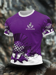 Men's Scotland Rugby Lover Printed T-shirt