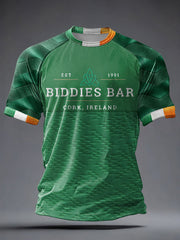 Men's  Ireland Rugby Lover Printed short sleeve t-shirt