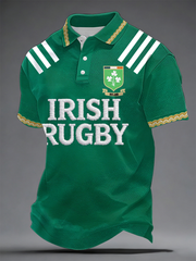 Men's  Ireland Rugby Lover Printed polo shirt