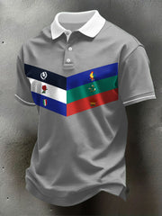 Men's Nations of Rugby Lovers Printed Casual Tops