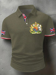 Men's UK Flag Printed short sleeve shirt