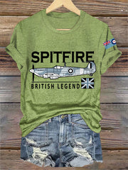 Women's Vintage Spitfire British Legend Casual Tee