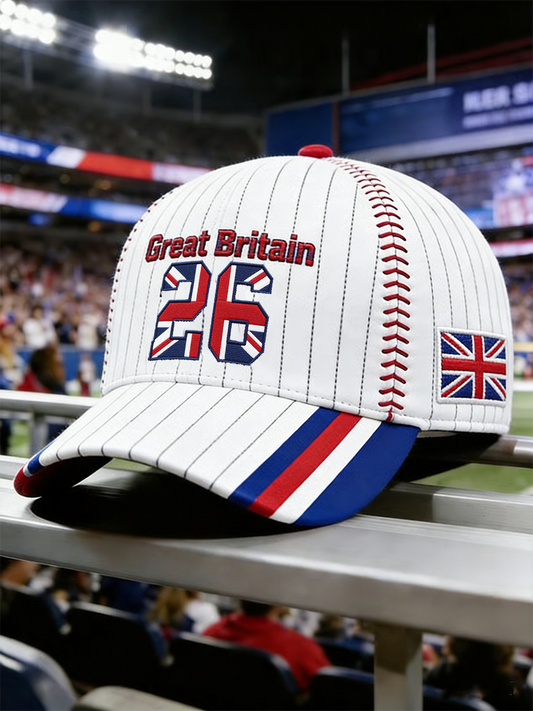 Unisex Britain Baseball Peinted Hat
