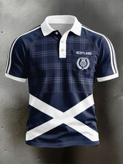 Men's Scotland Rugby  Lover Printed Casual Tops