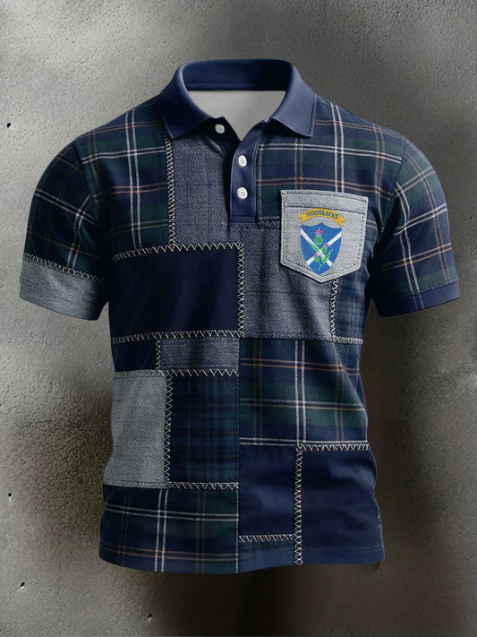 Men's Scotland Rugby  Lover Printed Casual Tops