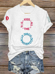 Women's Harry Style Music Lovers Iron On Short Sleeve T-Shirt
