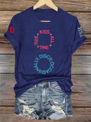 Women's Harry Style Music Lovers Iron On Short Sleeve T-Shirt