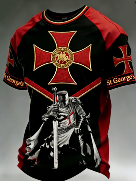 Men's St George's Day Waffle Short Sleeve Tee