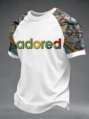 Men's Lemon Roses Music Lover Printed short sleeve t-shirt