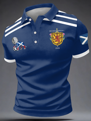 Men's UK Football Lover Scotland Printed polo shirt