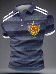 Men's UK Football Lover Scotland Printed polo shirt