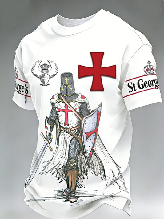 Men's St George's Day Waffle Short Sleeve Tee