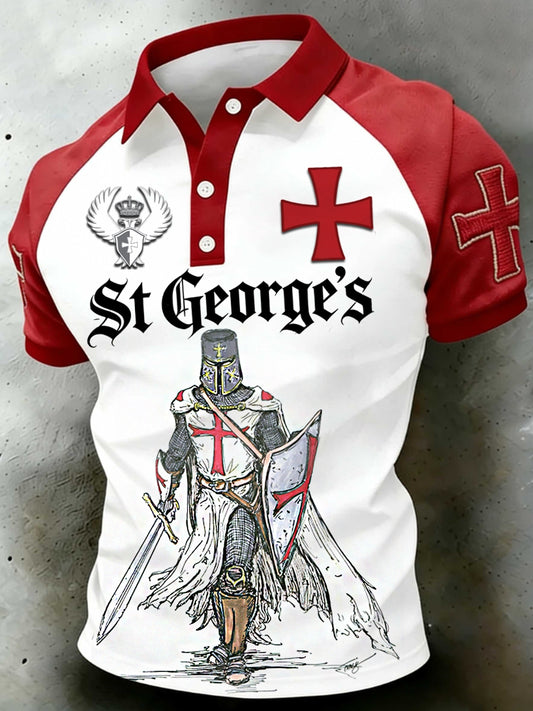 Men's St George's Day polo shirt