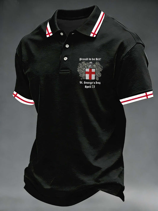 Men's St George's Day polo shirt