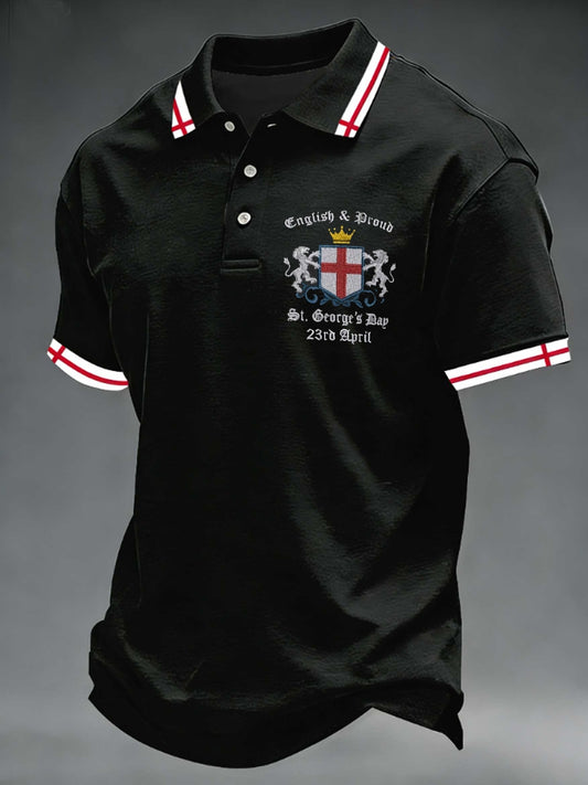 Men's St George's Day polo shirt