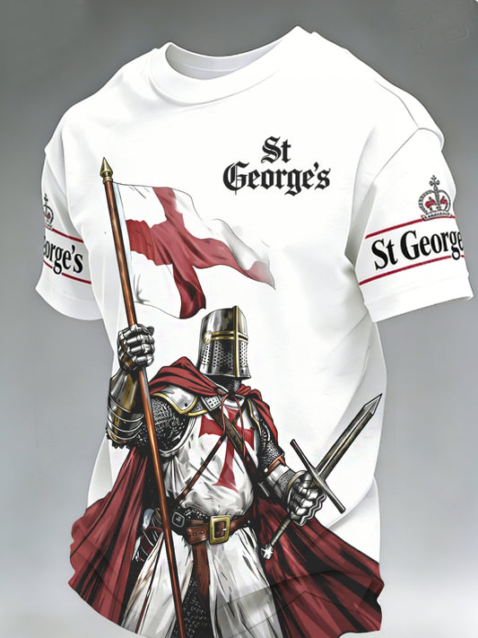 Men's St George's Day Waffle Short Sleeve Tee