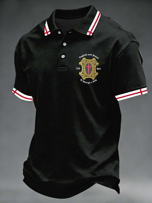 Men's St George's Day polo shirt