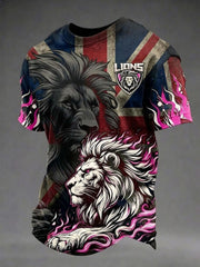 Men's British Lion Printed T-shirt