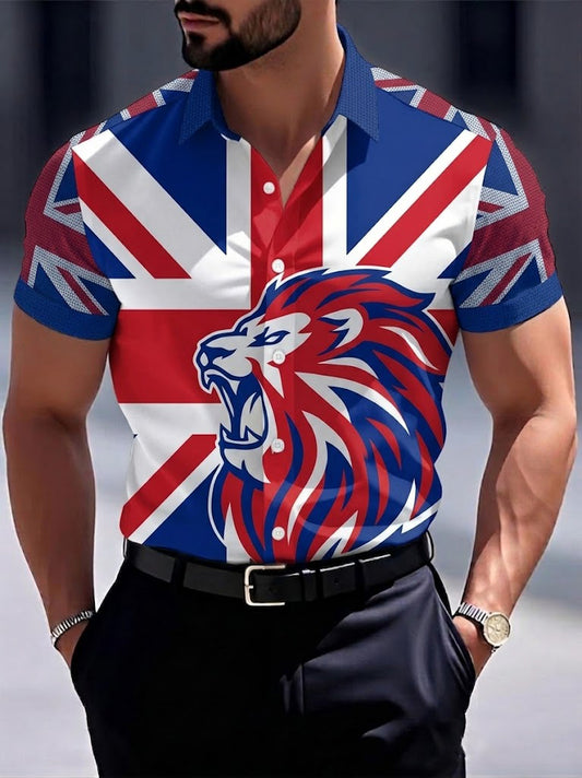 Men's British Lion Printed Shirt