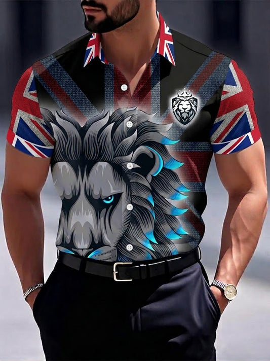 Men's British Lion Printed Shirt