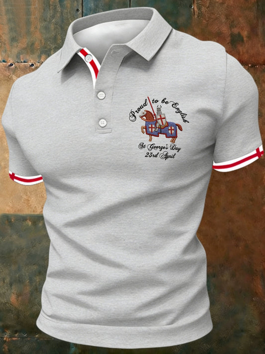 Men's St George's Day polo shirt