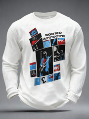 Men's UK Mods Music Lover Waffle Long Sleeve T-Shirt