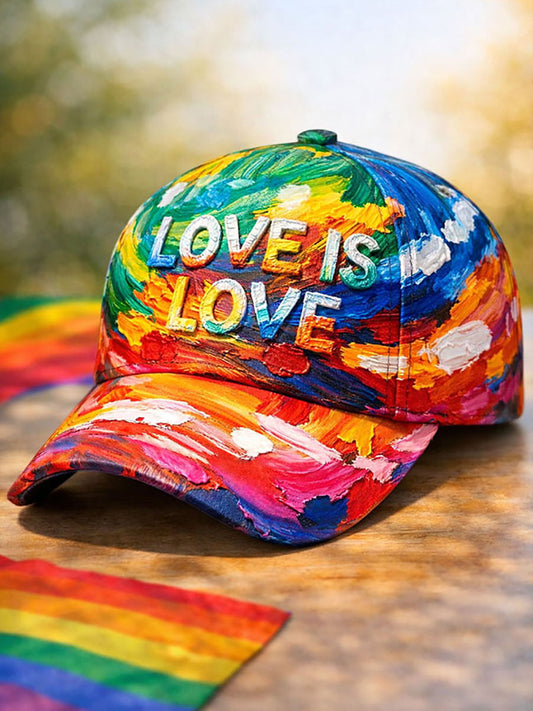 Love Is Love Printed Casual Unisex Hat