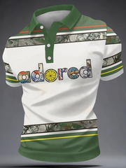 Men's  Lemon Roses Music Lover Printed polo shirt