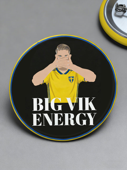 Sweden Football Lover Printed Pins