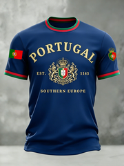 Men's Portugal Football Short Sleeve T-shirt