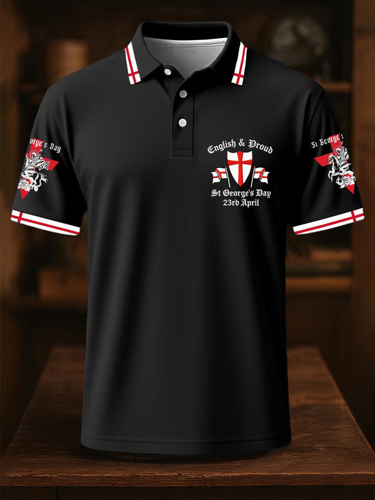 Men's St George's Day polo shirt