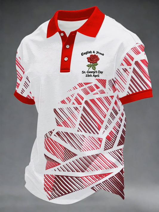 Men's St George's Day polo shirt