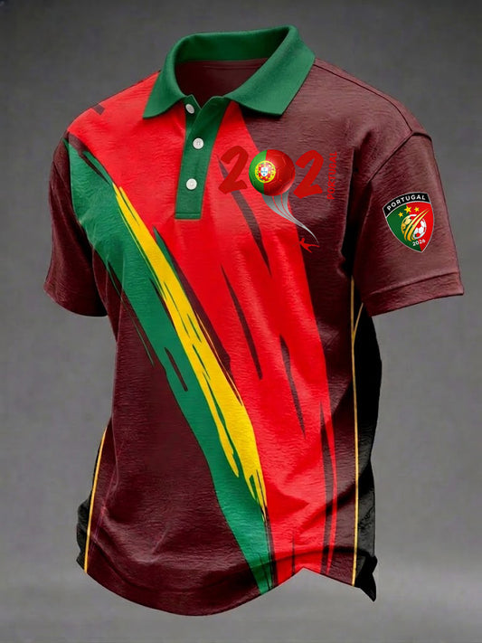 Men's Portuguese Football Printed Shirt