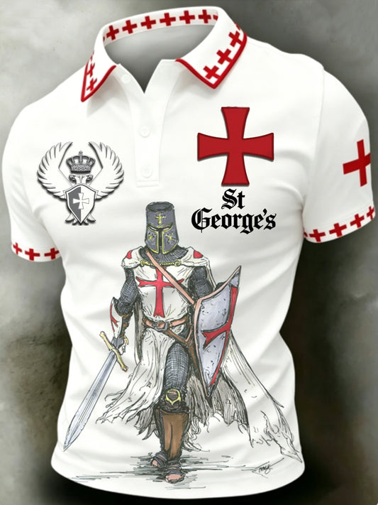 Men's St George's Day polo shirt