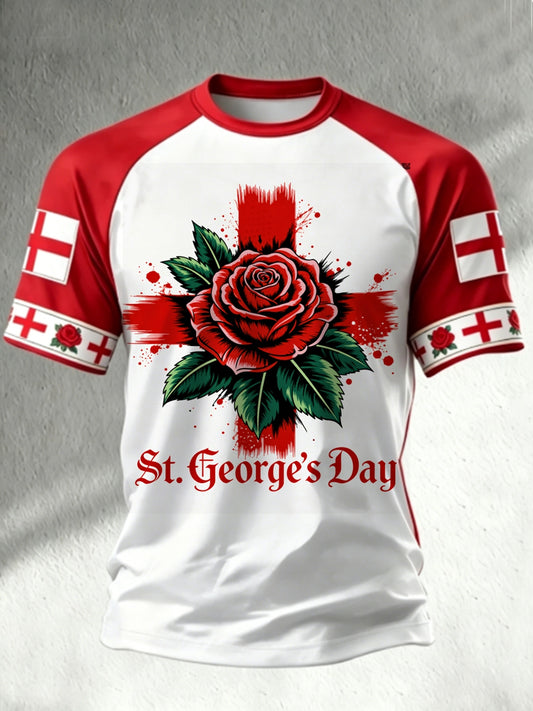 Men's St. George's Day short sleeve t-shirt