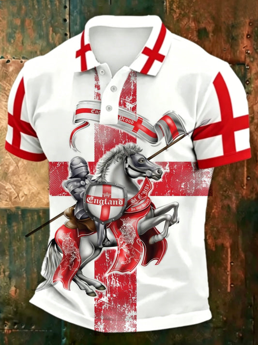 Men's St George's Day polo shirt